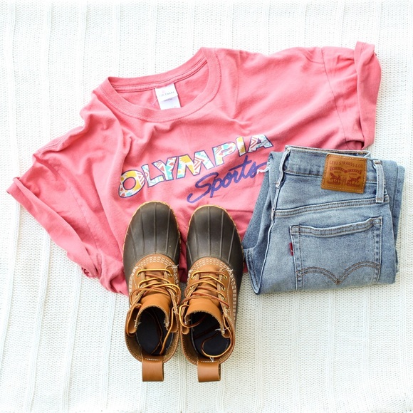 Olympia Sports Tops - Vintage Olympia Sports Over-sized Tee